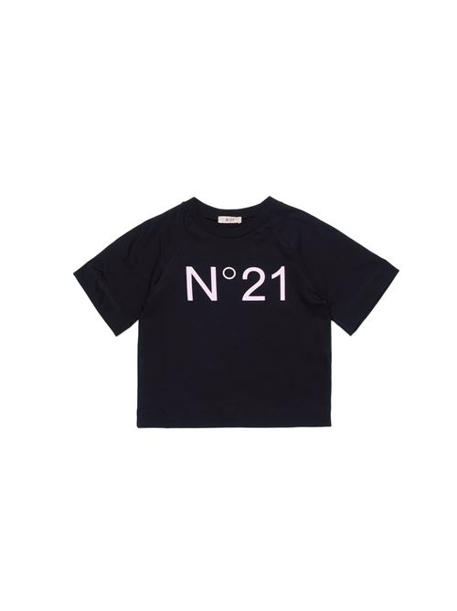 T-shirt, bambina, logata. N°21 | N21978 N01530N900